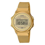 Relógio Casio Digital Vintage Dourado A171wemg-9a