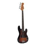 Bajo Eléctrico Sx Precision Bass Spb62+/3ts Sunburst Funda