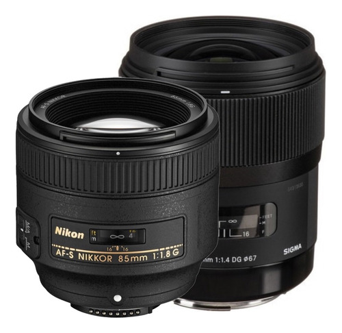 Lentes 35mm Sigma Art + 85mm Nikon 1.8 Para Câmeras Nikon