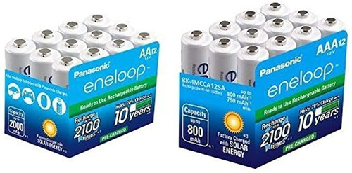 Baterías Recargables Precargadas Aa Panasonic Eneloop, 2100