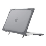 Funda Carcasa Para Macbook Pro 14 A2442, Gris/doble Tapa