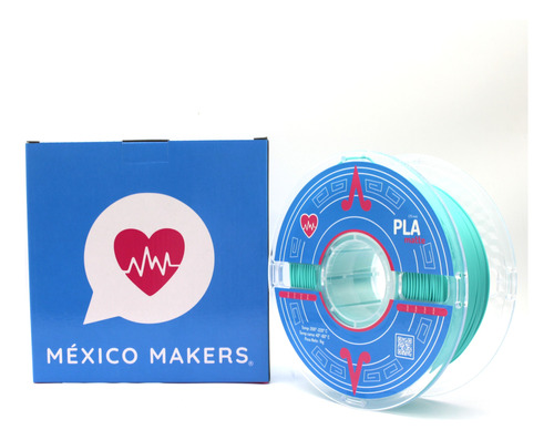 Filamento Pla Matte Para Impresora 3d 1.75mm Mexico Makers