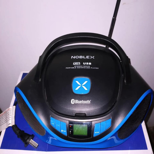 Reproductor De Cd Noblex. Radio Am/fm. Mp3. Bluetooth. Usb