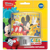 Abajur Luminaria De Tomada Bivolt Com Lampada De Led Mickey