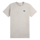 Polera Unisex Outdoor Research Lockup Back Logo Gris