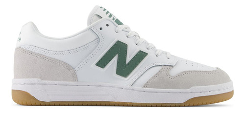 Zapatillas Urbanas Hombre New Balance 480 Blanca/verde