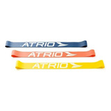 Banda Elástica Mini-bands Fitness Conjunto Com 3 Peças Atrio