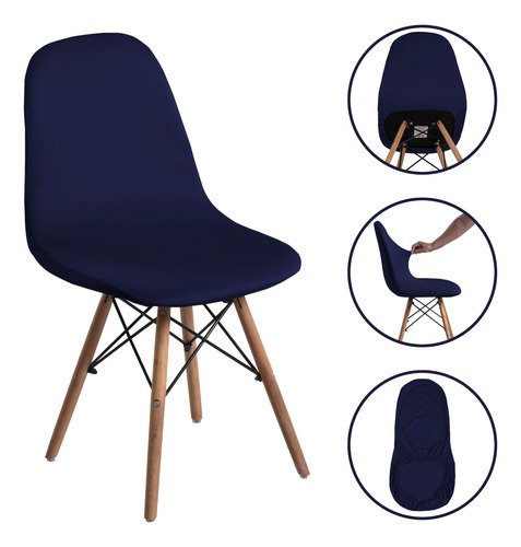 Promoção Kit 06 Capas Para Cadeira Eames Eiffel Botone