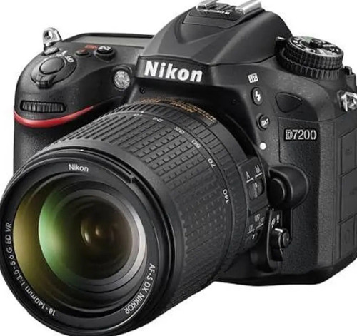 Nikon Kit D7200 + Lente 18-140mm Vr Dslr Color  Negro