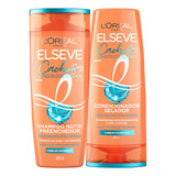 Kit Shampoo E Condicionador Elseve Cachos 400ml