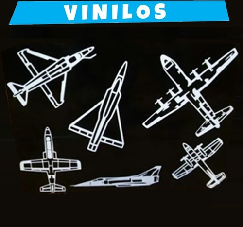 Vinilo Aviones Fuerza Aérea Arg. (tipo Calco) - Una Unidad