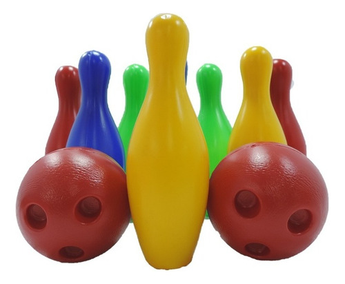 Set De Bolos/ Bowling X8 Infantil Bolos