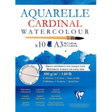 Papel Para Aquarela Clairefonatine Cardinal 300g/m² A3 96184