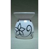 Antigo Mini Vaso  Incensário E Castiçal Oriental  Porcelana