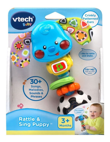 Sonajero Perrito Vtech Musica Luces Para Bebe