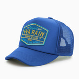 Gorra Bordado Club Azul Hexagonal Original Negro Eva Rain®