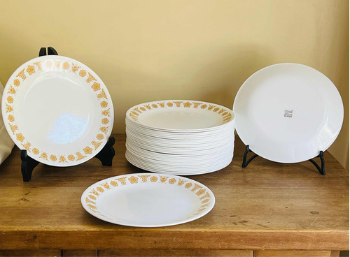 6 Platos Corelle Fabricados X Corning.made In Usa. 18,5 Cm.