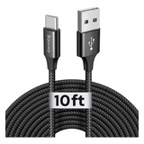 Cargador Tipo C De 10 Pies  Cable Usb C Largo Cable De ...