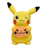 Pokemon Pikachu - Peluche De Temporada De Halloween, Juguet. Color Amarillo