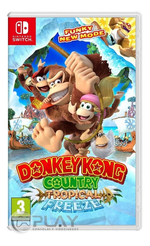 Donkey Kong Country Tropical Freeze Switch - Fisico - Cjgg