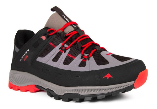 Zapatillas Montagne Alterra Negro Gris Rojo Hombre