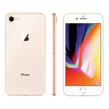 iPhone 8 64gb Gold Seminovo Original Garantia + Acessórios