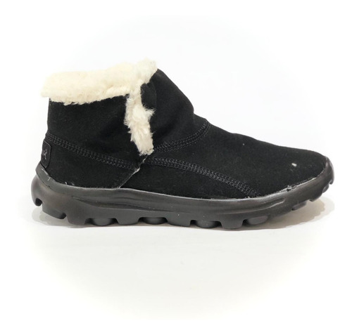 Bota Con Corderito  Pantubota Negro - Ultraliviana - Oficial