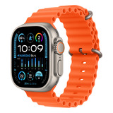 Apple Watch Ultra 2 Gps + 49 Mm Pulseira Oceano Laranja