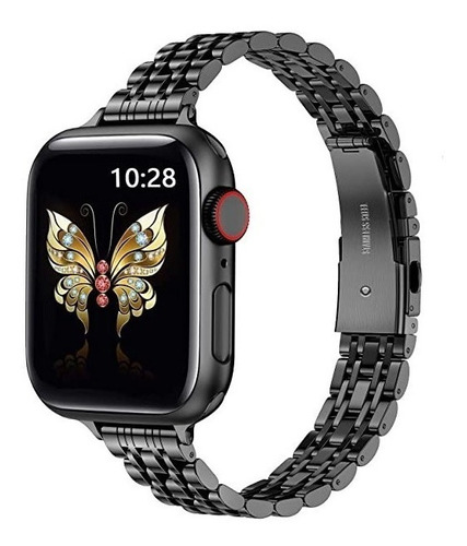 Correa Metálica Para Apple Watch 7, 6, 5, 4, 3 Se, 41 Mm, 45