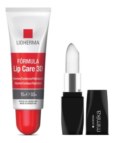 Lidherma Mimika Labial Con Acido Hialurónico + Lip Care 3d