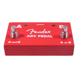 Pedal Fender 2 Switch Aby Pedal Red 