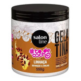 Gelatina To De Cacho Linhaça Define Brilho Salon Line