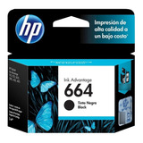 Cartucho Hp 664 Negro Original F6v29al Ink Advantage 