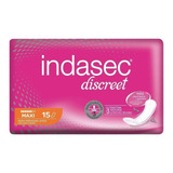 Indasec Discreet Maxi Apósito Incontinencia Fuerte X15