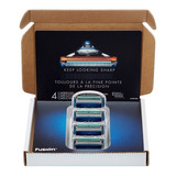 Gillete 4 Cartuchos Desechables Fusion Men's Razor Blade