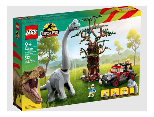 Lego Jurassic World Descubrimiento Del Braquiosaurio 76960 Cantidad De Piezas 512