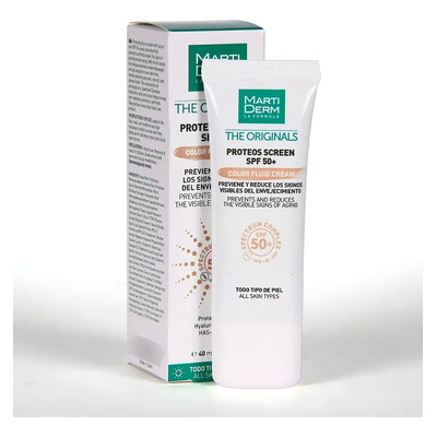 Martiderm Proteos Screen Spf 50+ Crema Con Color - 40 Ml | Envío gratis