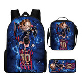 Conjunto De Mochilas Infantis Cristiano Ronaldo Cr7 3 Minu