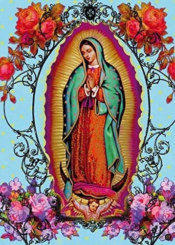Kit De Pintura Con Diamantes 5d Virgen De Guadalupe 40x50...