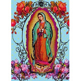 Kit De Pintura Con Diamantes 5d Virgen De Guadalupe 40x50...