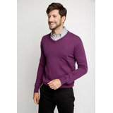 Sweater Hombre Smart Casual Lila Fw 2023 Ferouch