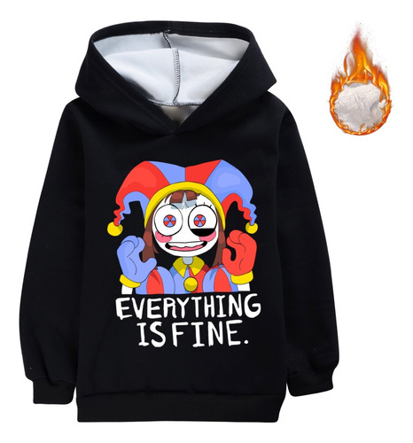 Sudadera Con Capucha Amazing Digital Circus Para Niños Niñas