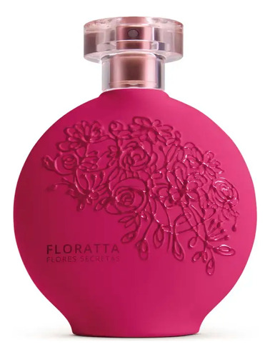 Kit Presente Perfume Floratta Flores Secretas Loção Hidratante Corporal E Bolsa Rosa Promoção Oboticário (3 Itens)