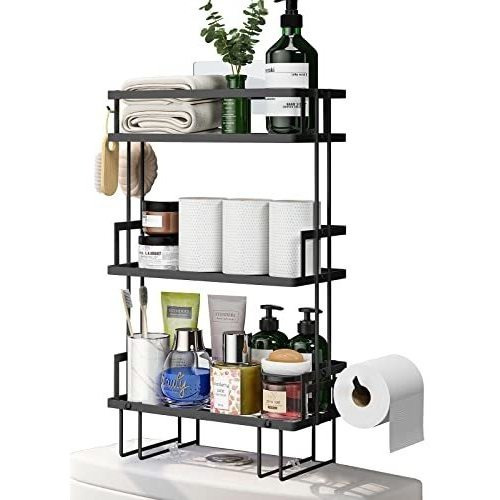 Bathroom Organizer Counter Shelf, Over The Toilet Stora...