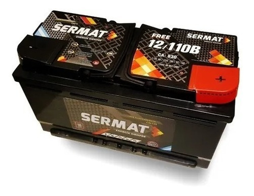 Bateria Sermat 12x110 B Amarok Sprinter Master Ducato Jumper