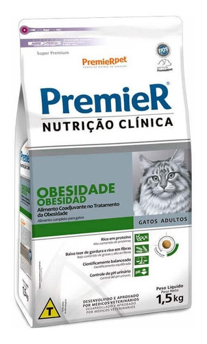 Premier Nutrición Clínica Gato Con Obesidad