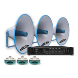 Kit Amplificador Alta Potencia Publicidad 1050 Watts Pmpo 