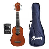 Ukelele Soprano Electroacústico Ibanez Uks10e Con Funda