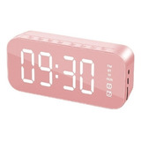 Digital Mirror Alarm Clock With Bluetooth Speaker