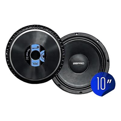 Bocina De 10 Pulgadas Hasta 900w Sbm450 Super Bright Color Negro | Envío gratis